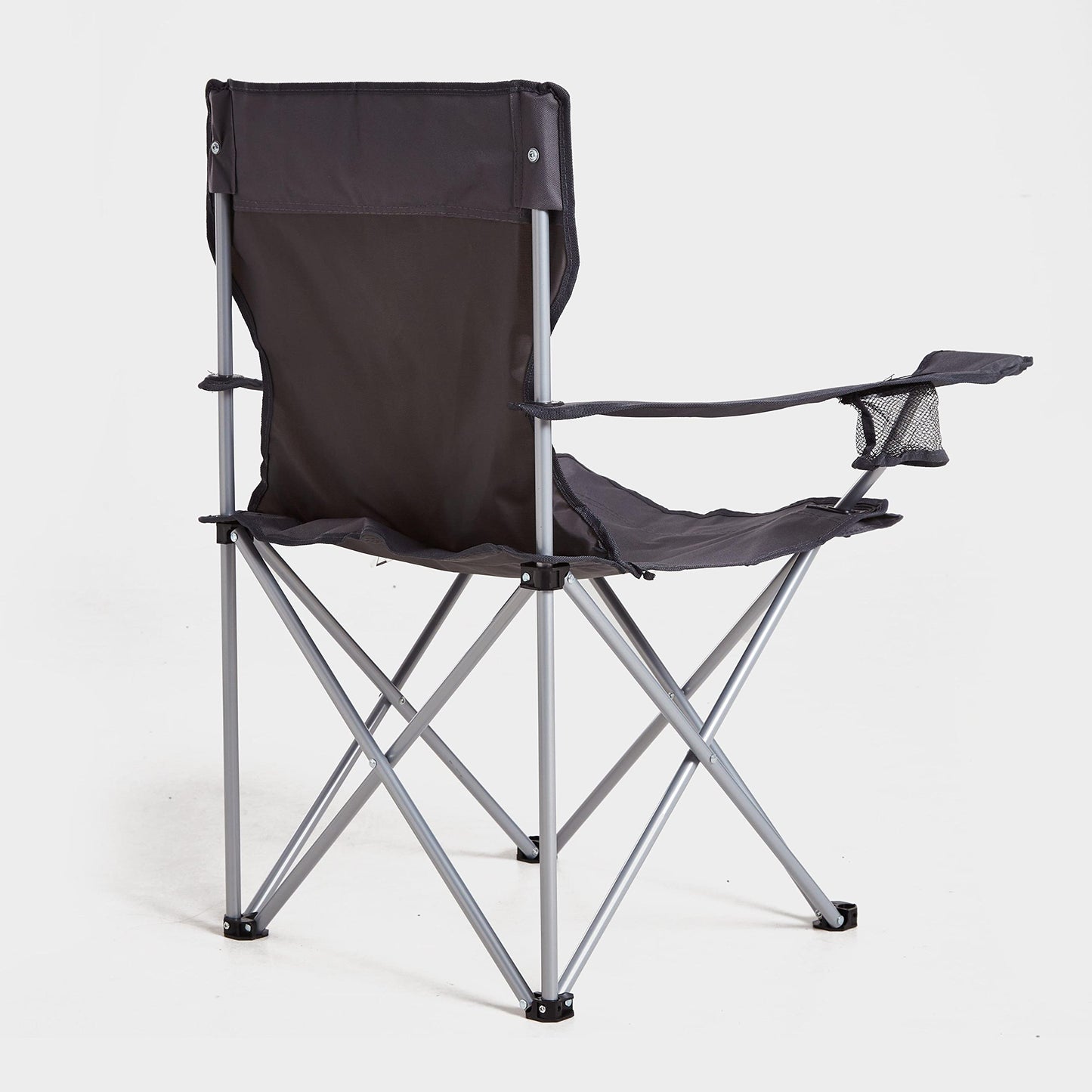 Eurohike Peak Folding Chair – Lightweight, Portable with Drinks Holder & Arm Rests – Grey